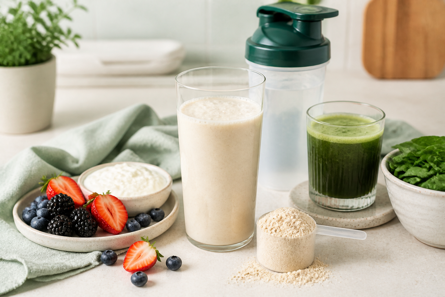Protein shake and gentle nutrition options for GLP-1 users
